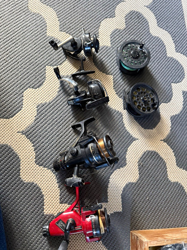 Vintage fishing reel bundle