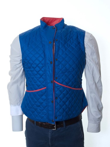 John partridge blue gilet size - john,