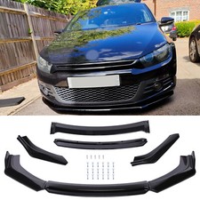 Gloss Black Front Bumper Lip