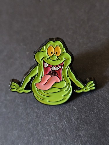 Ghostbusters slimer pin badge - ghostbusters,