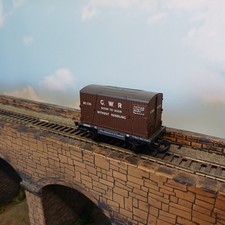 Hornby R6014 Conflat Container Wagon. GWR Door To Door. Model Railway. Vintage. 