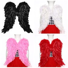 Womens Girls Dress Up Banquet Feather Wings Eco-friendly Fairy Wing Durable