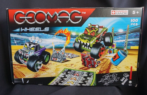 Geomag wheels monster - monster, truck