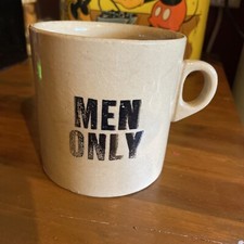 VTG Pearsons Chesterfield MEN ONLY Stoneware Pottery Mug England pint 16 oz