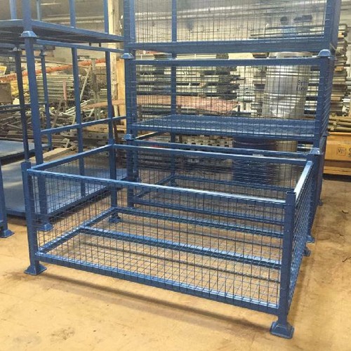 Large mesh stillage cage - stillage, (mesh