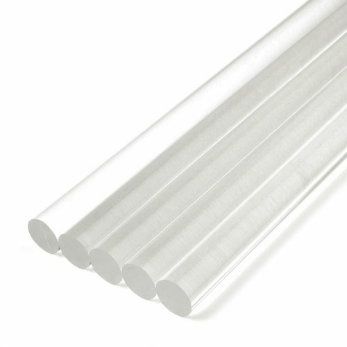 Clear plastic acrylic - clear, rod