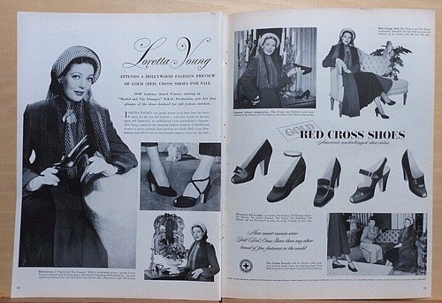 1948 two page magazine for - page, ad