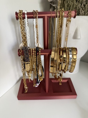 Double bar jewellery display - jewellery,