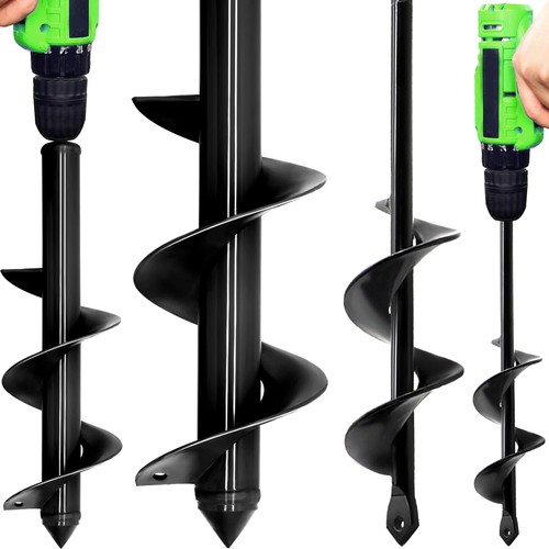 Garden auger drill - drill, spiral