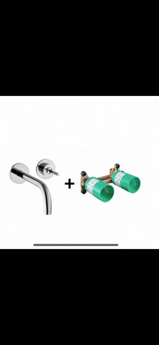 Hansgrohe axor uno wall tap - axor,