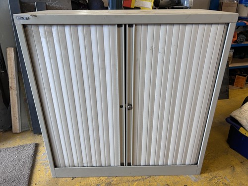 Bisley tambour cupboards - tambour,
