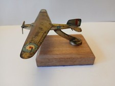 French 1930s Aeroplane car mascot. Aeroplane car mascot.Aeroplane hood ornament.