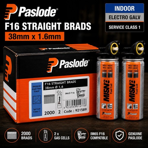 Paslode f16 straight brads - paslode,