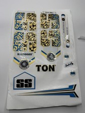 Cricket bat sticker Embossed