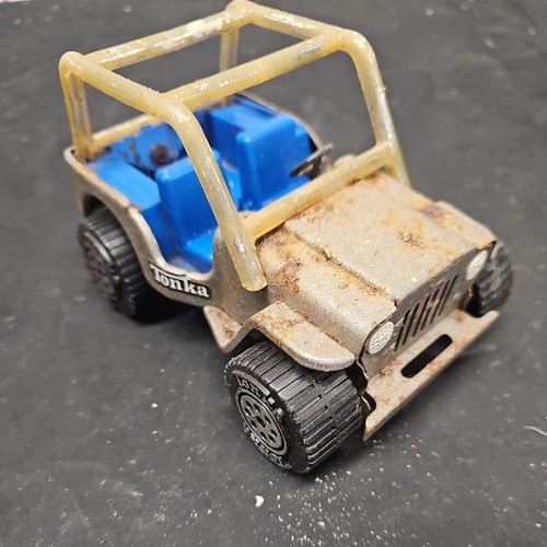 Vintage tonka jeep - vintage, car