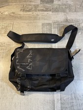 TIMBUK2 Classic Messenger Bag Eco Black With Gray Design Super Clean Excellent