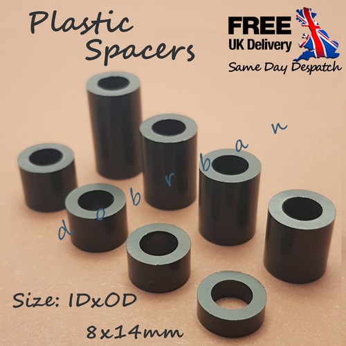 8mm 14mm black nylon - 8mm,