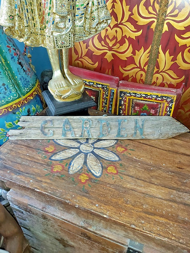 Vintage garden decorative - "garden",