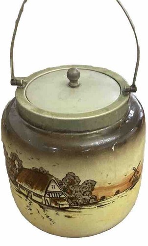 Vtg biscuit barrel - vtg,