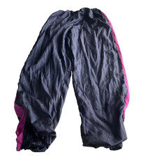 Vintage 90's Hot Pink + Blue Warm-up Pants Men's L* Nylon Shell Warm lining