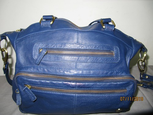 Oriano bag blue bucket - bag, soft