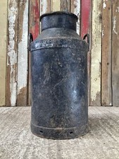 1930s Painted Steel Milk Churn Garden Feature 2`1"H