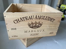 Wooden Wine Box Crate - CLEARANCE BOXES - Hamper, Project, Storage, Reclaimed