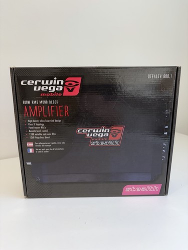 Cerwin vega 600w - rms, monoblock