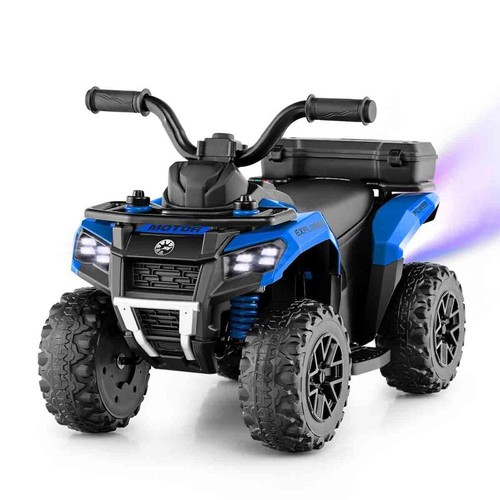 Blue electric quad bike - 6v,