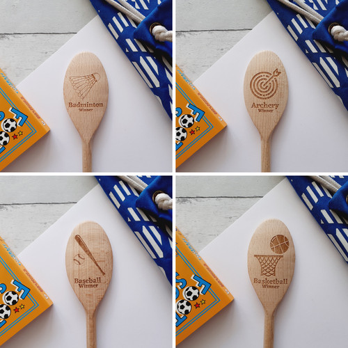 Personalised sports day wooden - personalised,