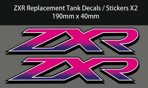 Zxr zx7r fairing tank decals - fairing, /