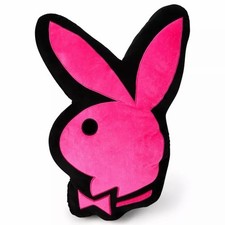 Playboy Pink Rabbit Head Pillow – Official Licensed Spencer’s Plush Décor