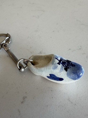 Vintage delft clog keyring - vintage,