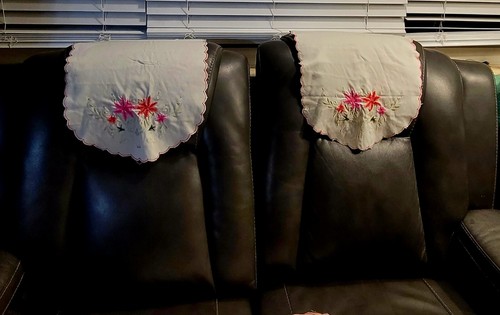 Floral chairback covers - floral,