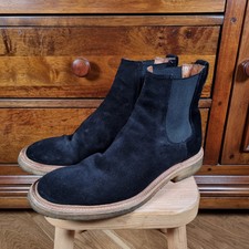 Frye Chelsea Black Suede