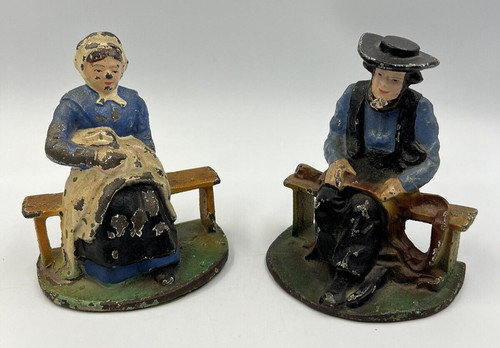 Book end doorstop amish - book,