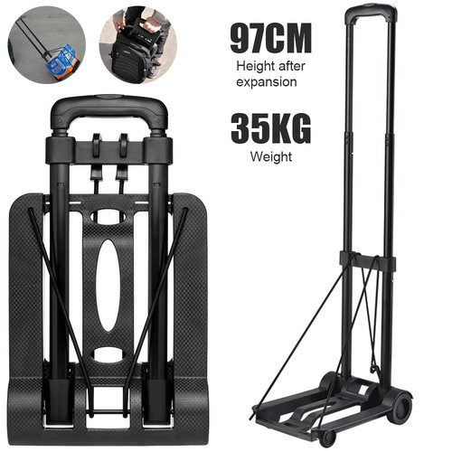 Portable folding trolley hand - portable,