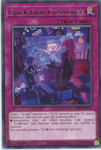 Yugioh evil twin challenge - yugioh,
