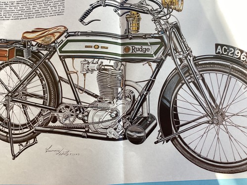 Rudge 499cc motorcycle - rudge,