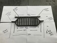 FIRE GRATE CAST IRON REPLACEMENT COAL GRATE 110mm deep