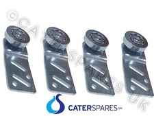 4 X HOT CUPBOARD STRAIGHT REAR SLIDING DOOR RUNNER BEARING HANGER WHEEL GSP
