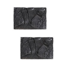  2 Pack Reptile Decorations for Tank Aquarium Background Tortoise
