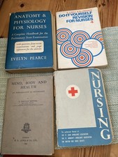 Collection of Vintage Nursing Medical Books 