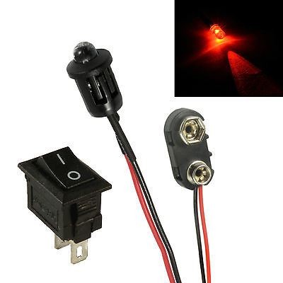 Flashing red car - red, fake