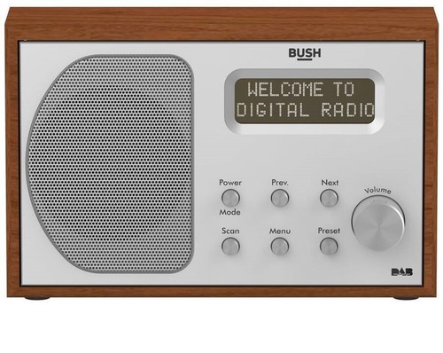 Bush wooden dab radio small - bush,
