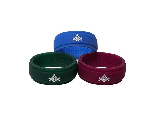Masonic rings silicone - rings,