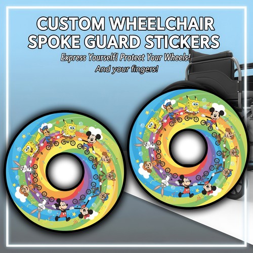 Wheelchair spoke guard - wheelchair,