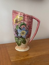 Vintage 1930s Pink Lustre Jug