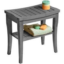 Grey Shower Bench - Small