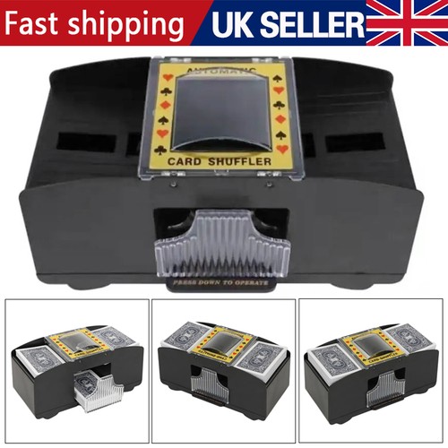 Automatic card shuffler - card,